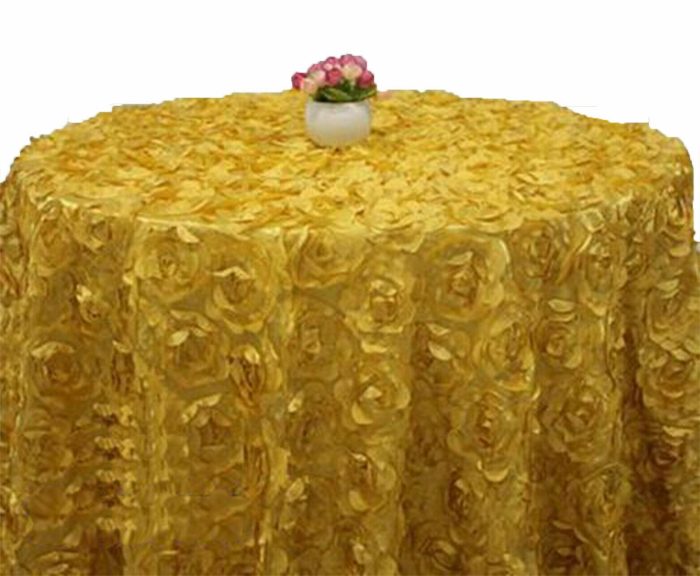 Nappe Rosette Or 132'' – Image 1