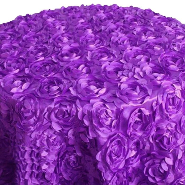 Nappe Rosette Violette 132'' – Image 1