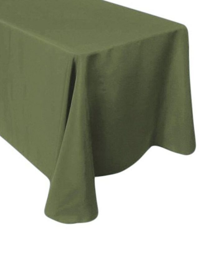 40 x 40'' Nappe en polyester vert sauge – Image 1