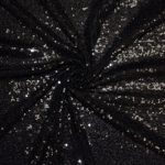 130 x 130cm (51'' x 51'') Black Square Sequin Tablecloth