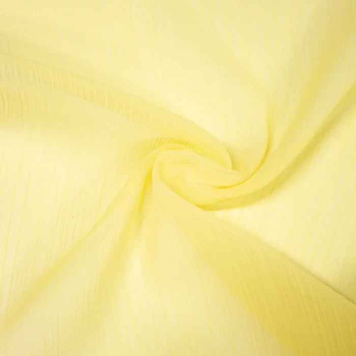 Light Yellow Chiffon Fabric 1M – Image 1