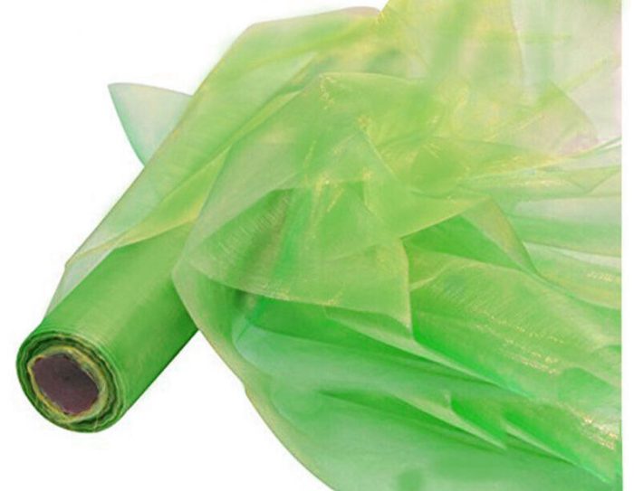 Moss Green Organza Roll – Image 1